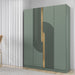 תמונה מזווית מספר 2 של המוצר DOLBO | ארון דלתות פתיחה עשוי עץ תעשייתי בחיפוי מלמין