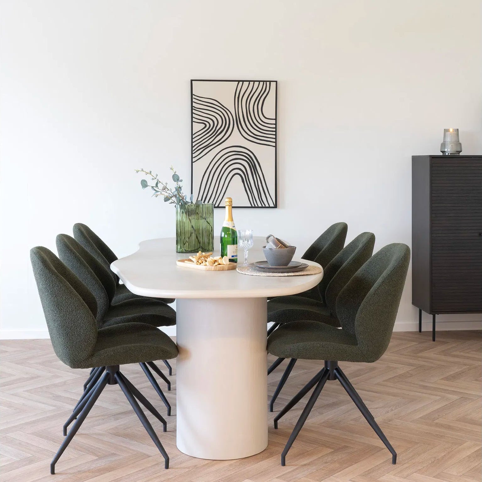 ICOR | פריט דיגיטלי מופשט במסגרת עץ, 900 ס"מ - KUALA