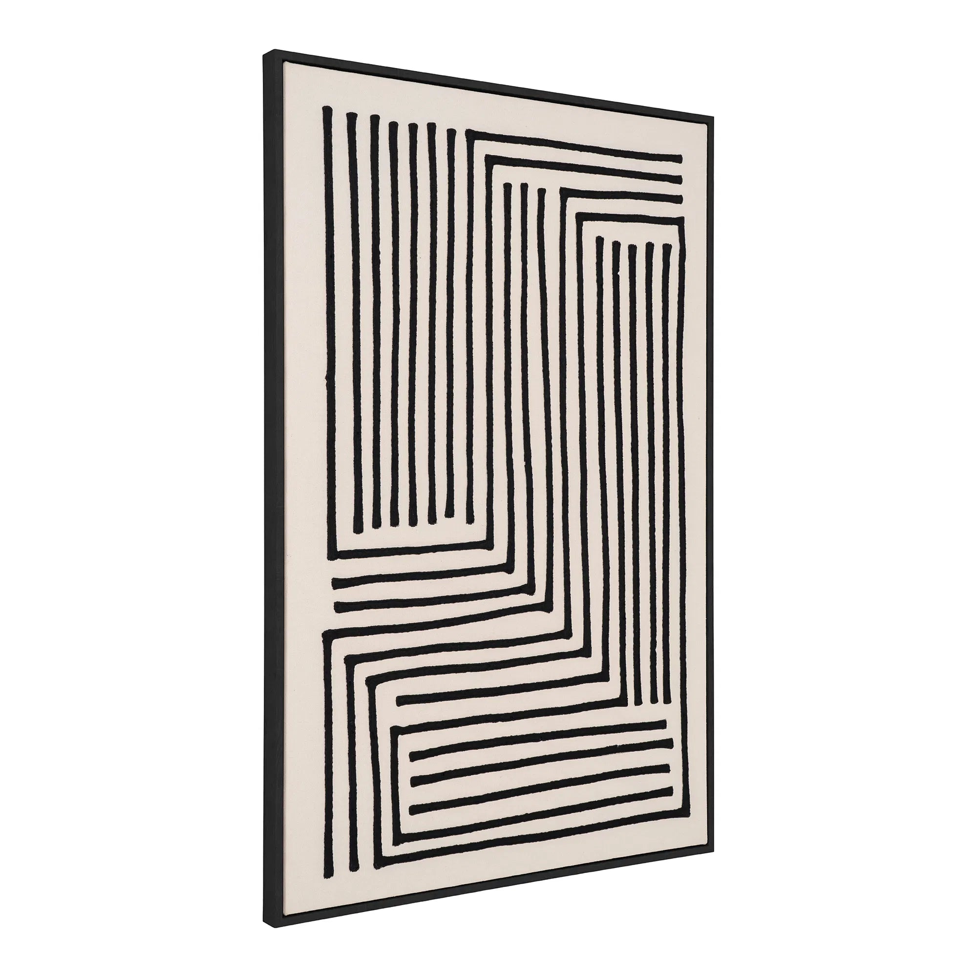 ICAR | פריט דיגיטלי מופשט במסגרת עץ, 900 ס"מ - KUALA