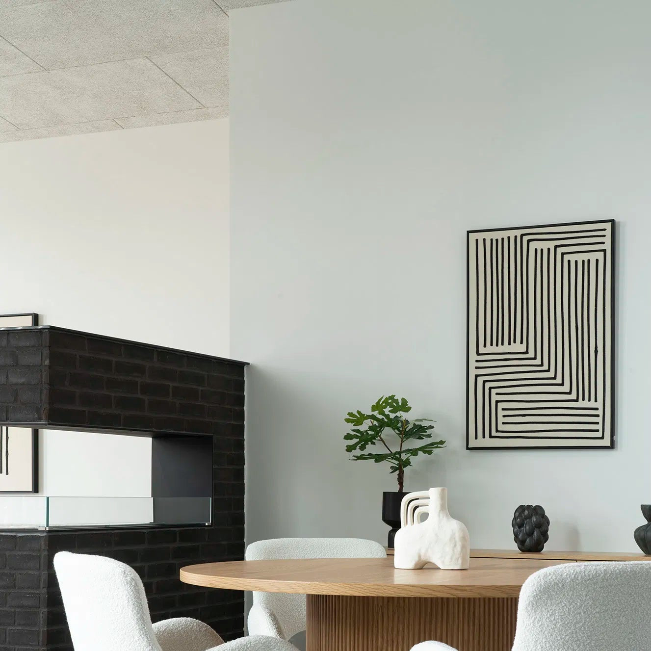 ICAR | פריט דיגיטלי מופשט במסגרת עץ, 900 ס"מ - KUALA