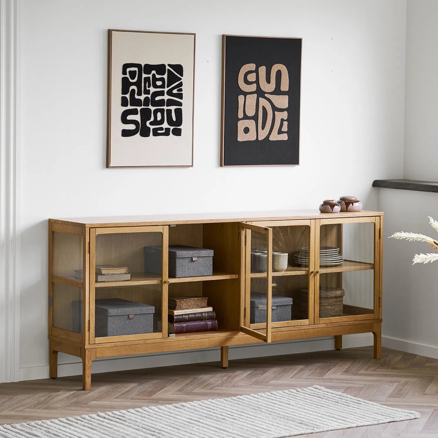 BJER | תמונת קיר דקורטיבית עם מסגרת עץ, 700 ס"מ - KUALA