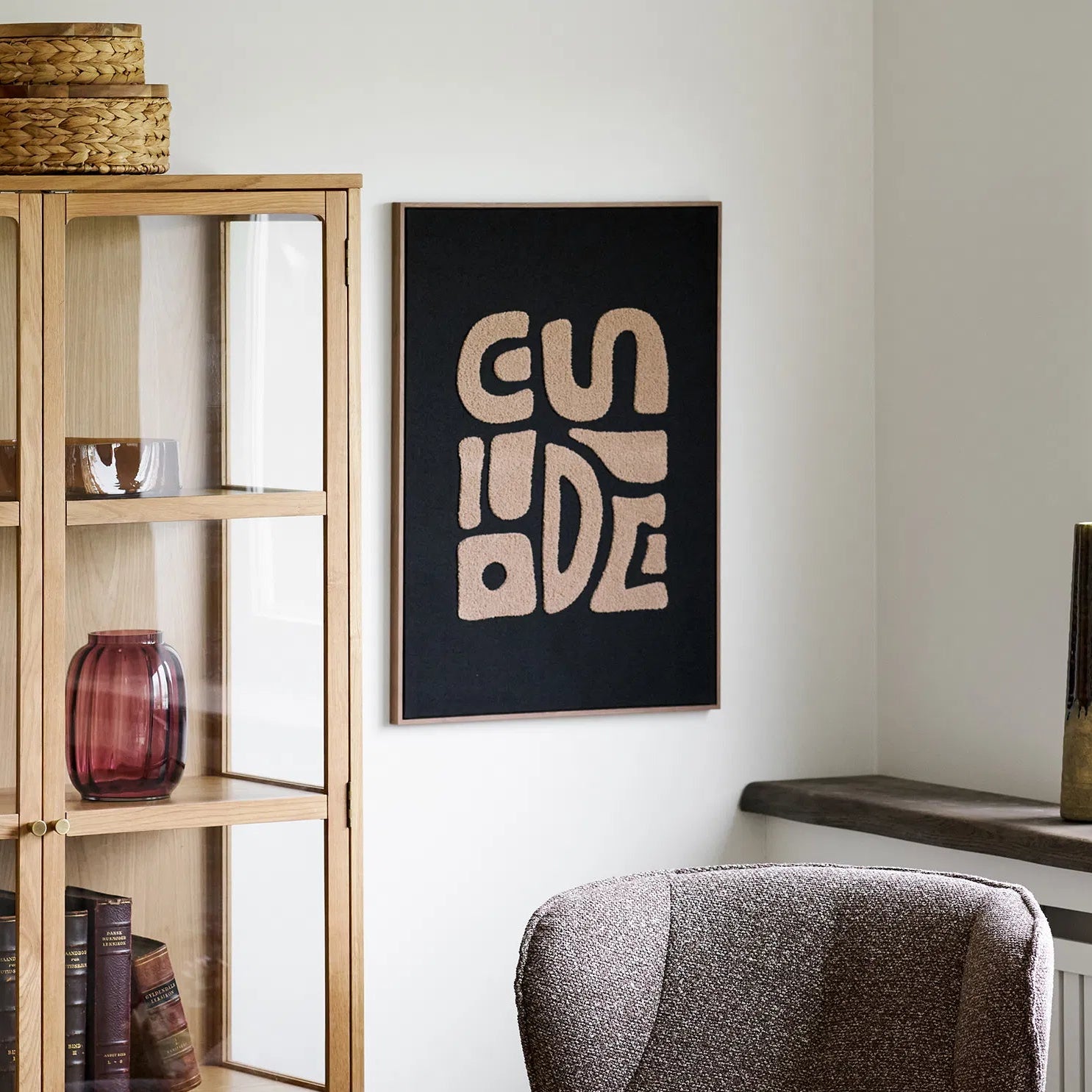 BJEL | תמונת קיר דקורטיבית עם מסגרת עץ, 700 ס"מ - KUALA