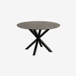 SIDELBERG | שולחן עגול קוטר 120 ס"מ, עד 6 סועדים