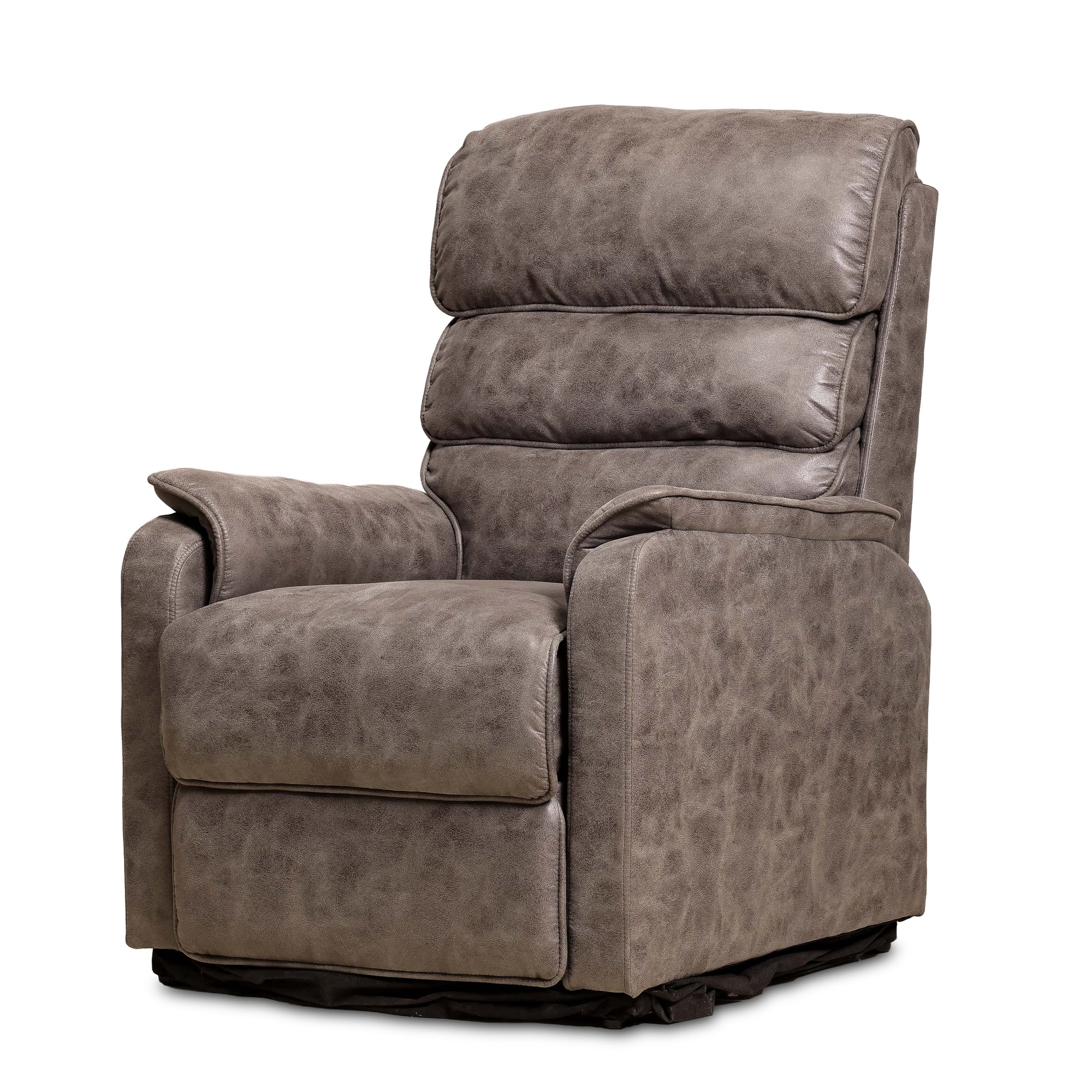 ZETO | כורסת טלוויזיה חשמלית מרופדת בבד דמוי עור