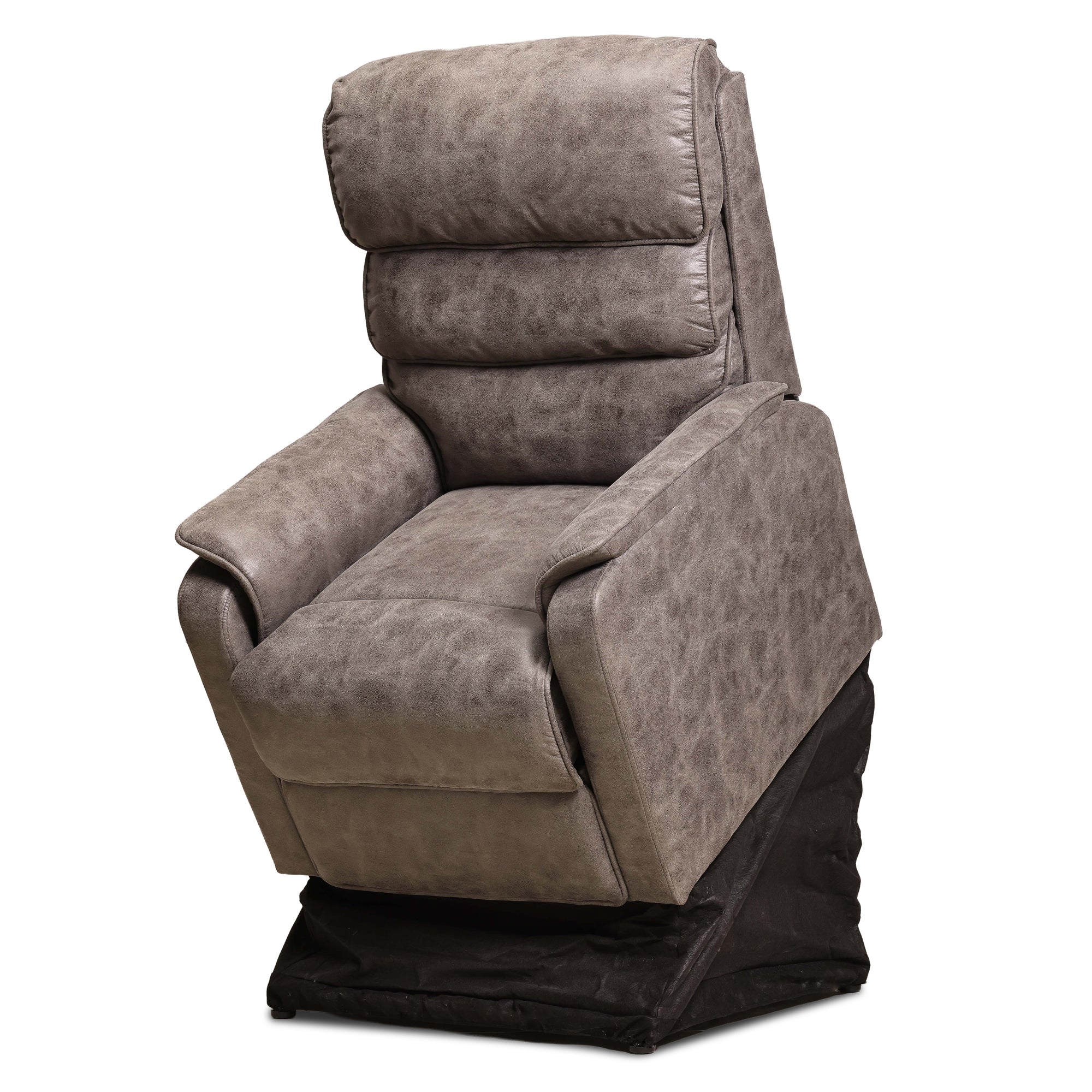 ZETO | כורסת טלוויזיה חשמלית מרופדת בבד דמוי עור