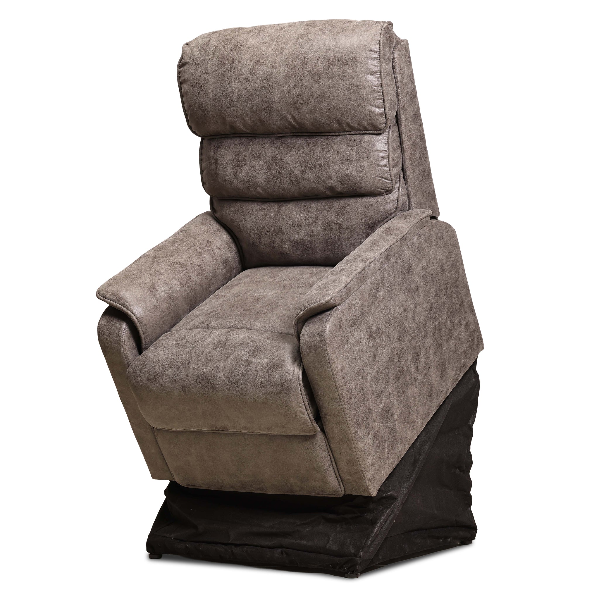 ZETO | כורסת טלוויזיה חשמלית מרופדת בבד דמוי עור