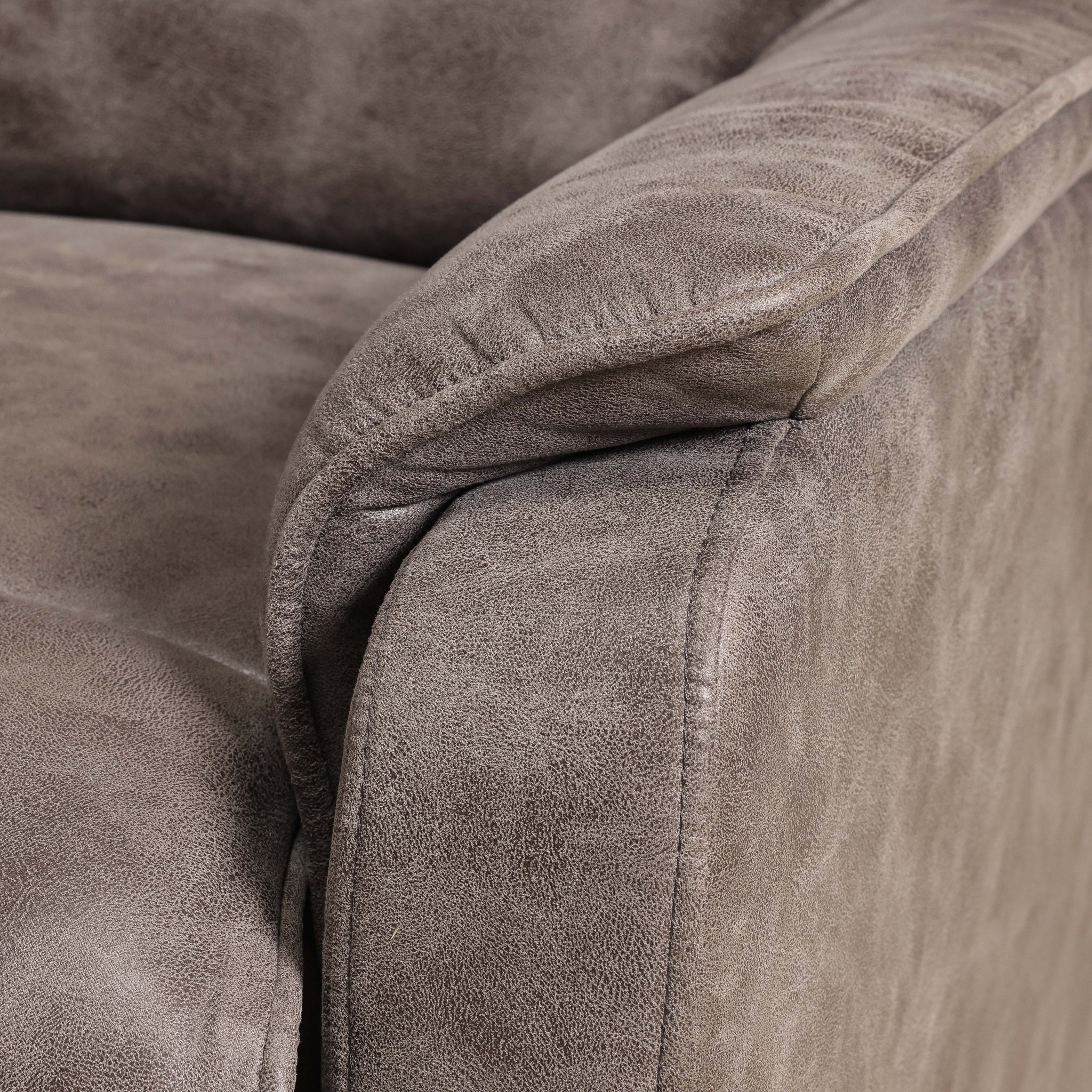 ZETO | כורסת טלוויזיה חשמלית מרופדת בבד דמוי עור