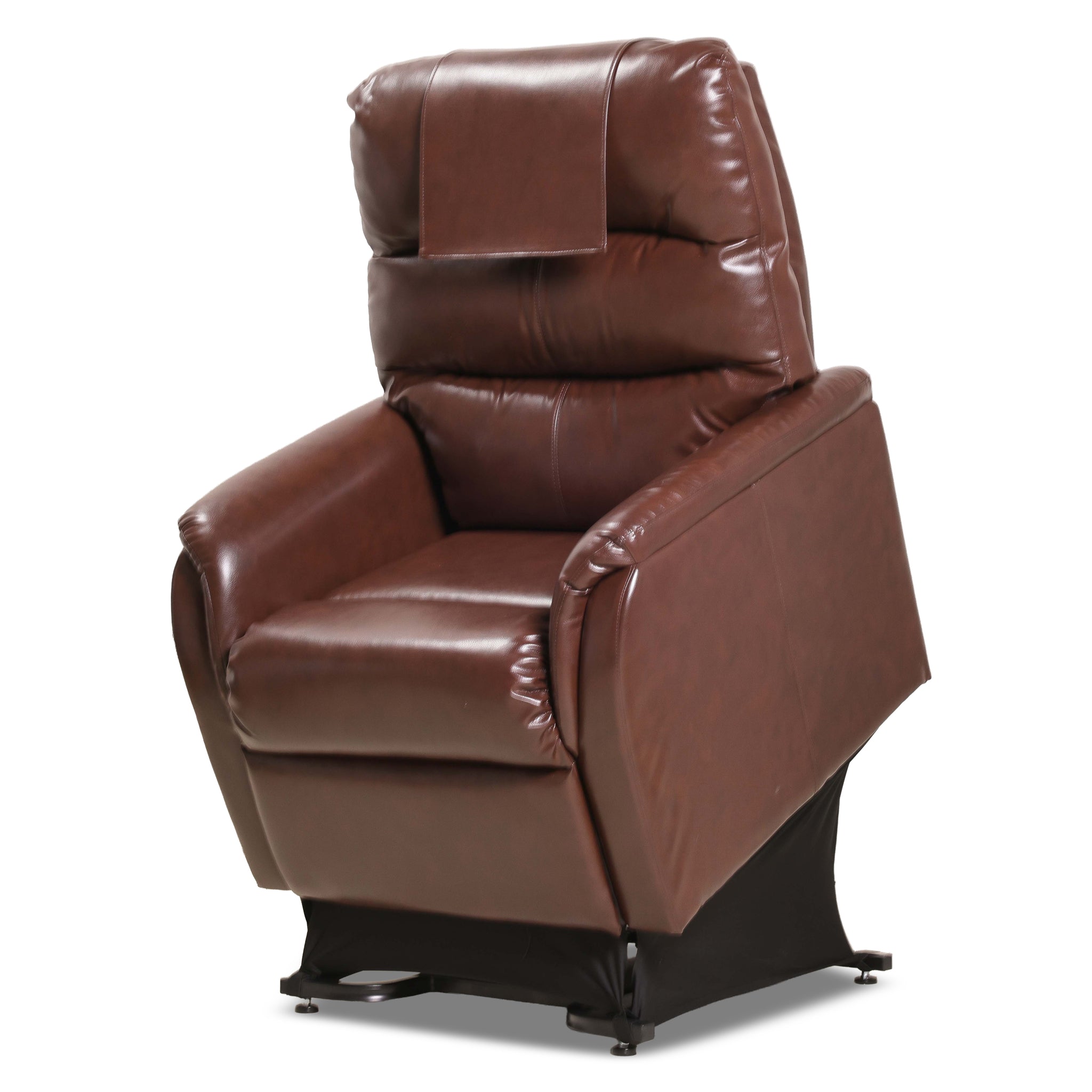 MORASI | כורסת טלוויזיה חשמלית מרופדת בבד דמוי עור