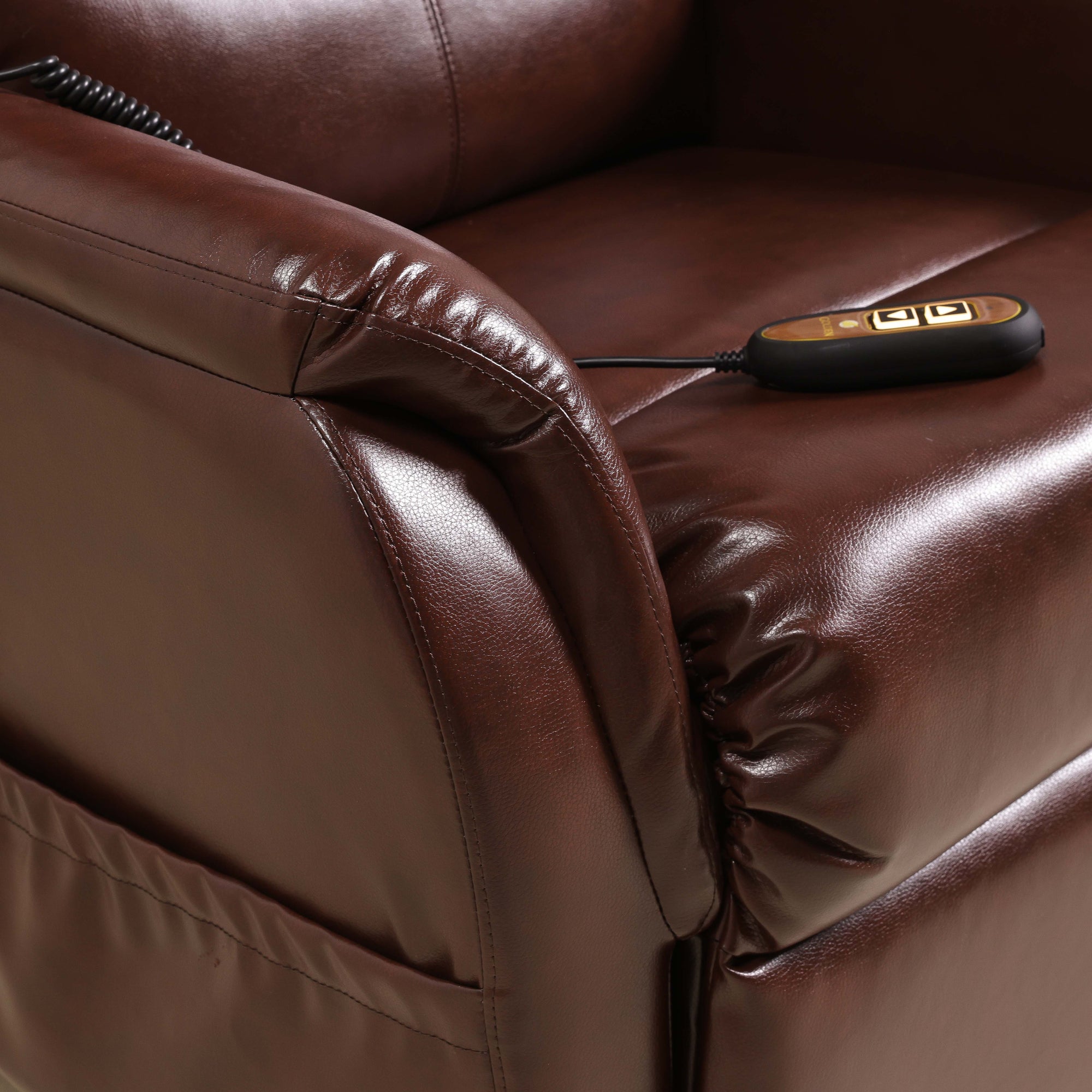 MORASI | כורסת טלוויזיה חשמלית מרופדת בבד דמוי עור