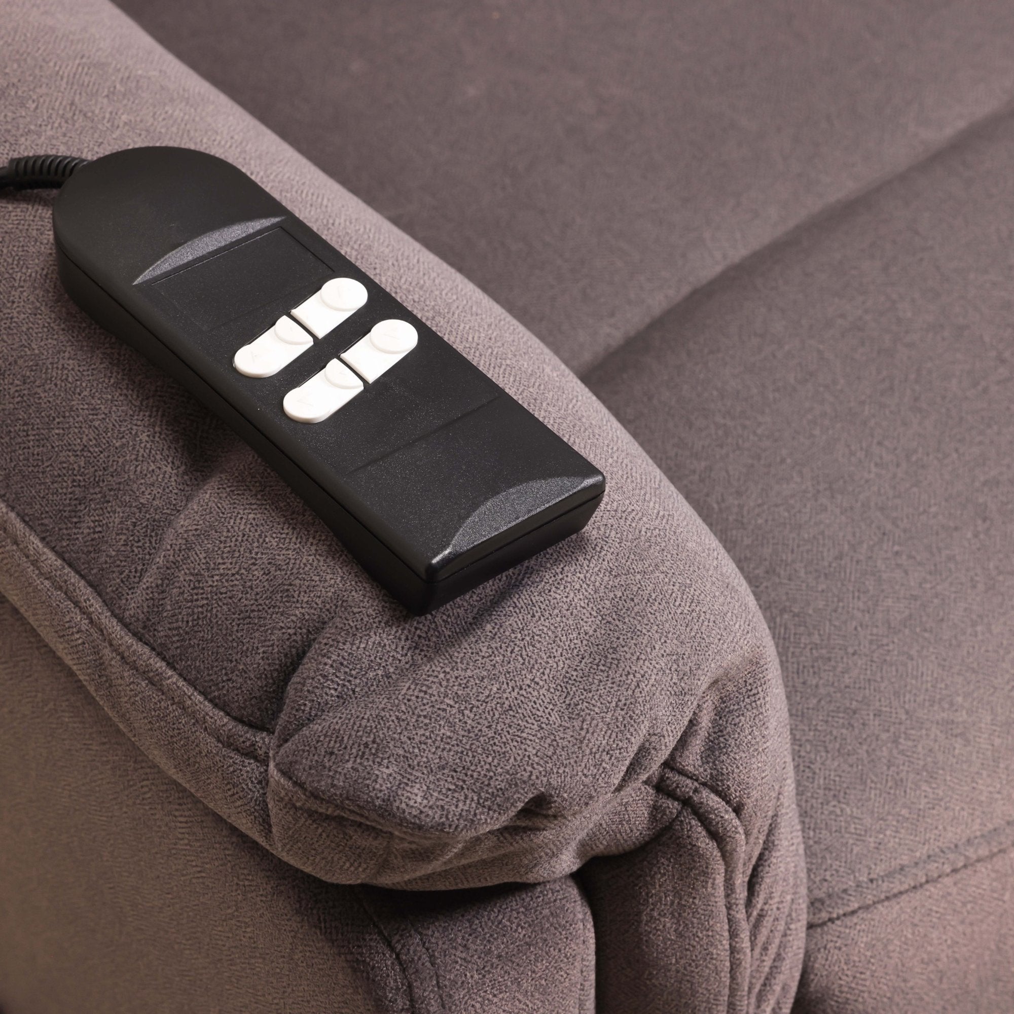 TUSO | כורסת טלוויזיה חשמלית מרופדת בבד אריג - KUALA