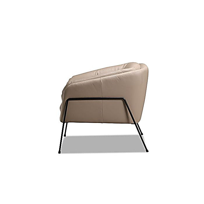 ZINOX | כורסא מעוצבת בסגנון מודרני מרופדת עור - KUALA