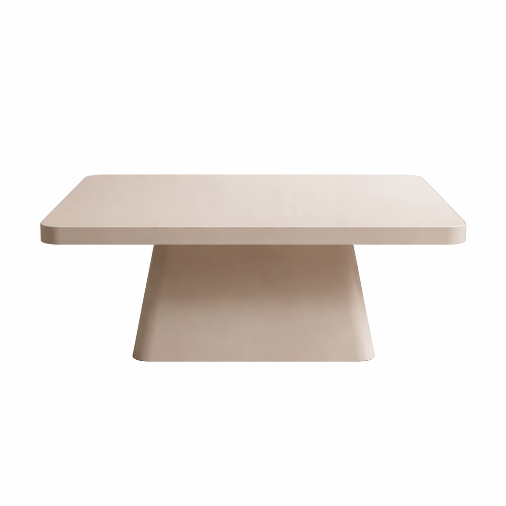 FOLDI | שולחן סלון ריבועי מזכוכית ומתכת, 90/90 ס"מ - KUALA