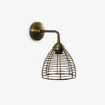 YEKO | מנורת קיר ממתכת בגוון פליז