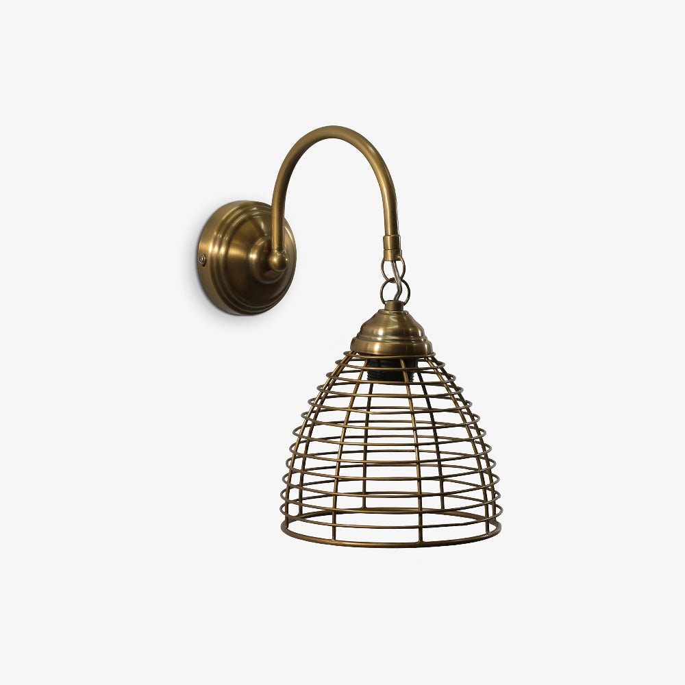 MOSETI | מנורת קיר ממתכת בגוון פליז