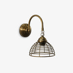 NEYEYO | מנורת קיר ממתכת בגוון פליז