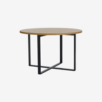 VIKOR | שולחן אוכל עגול קוטר 120 ס"מ, עד 6 סועדים