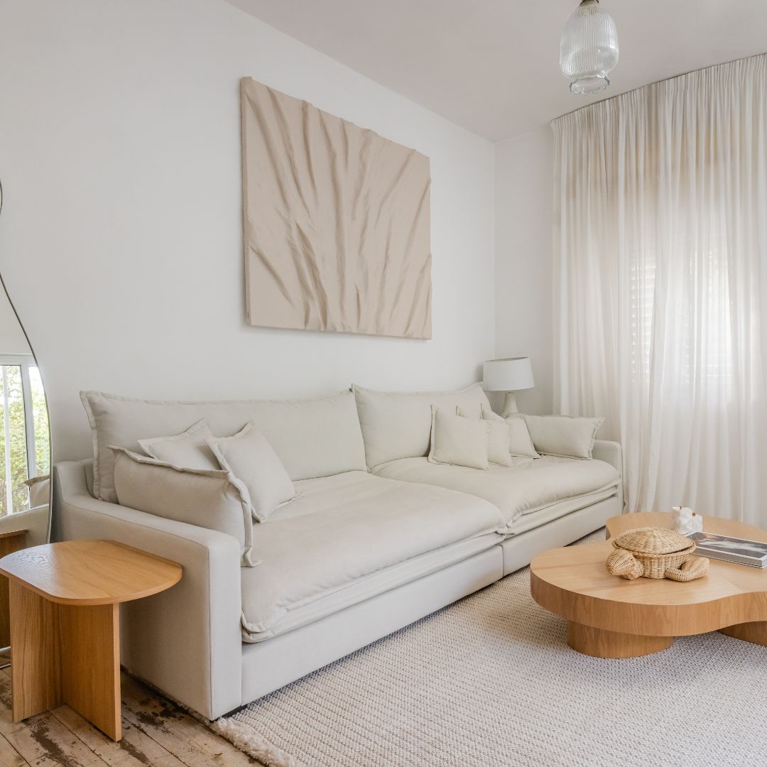 SOFT | ספת רביצה מודרנית עם כריות מושב כפולות