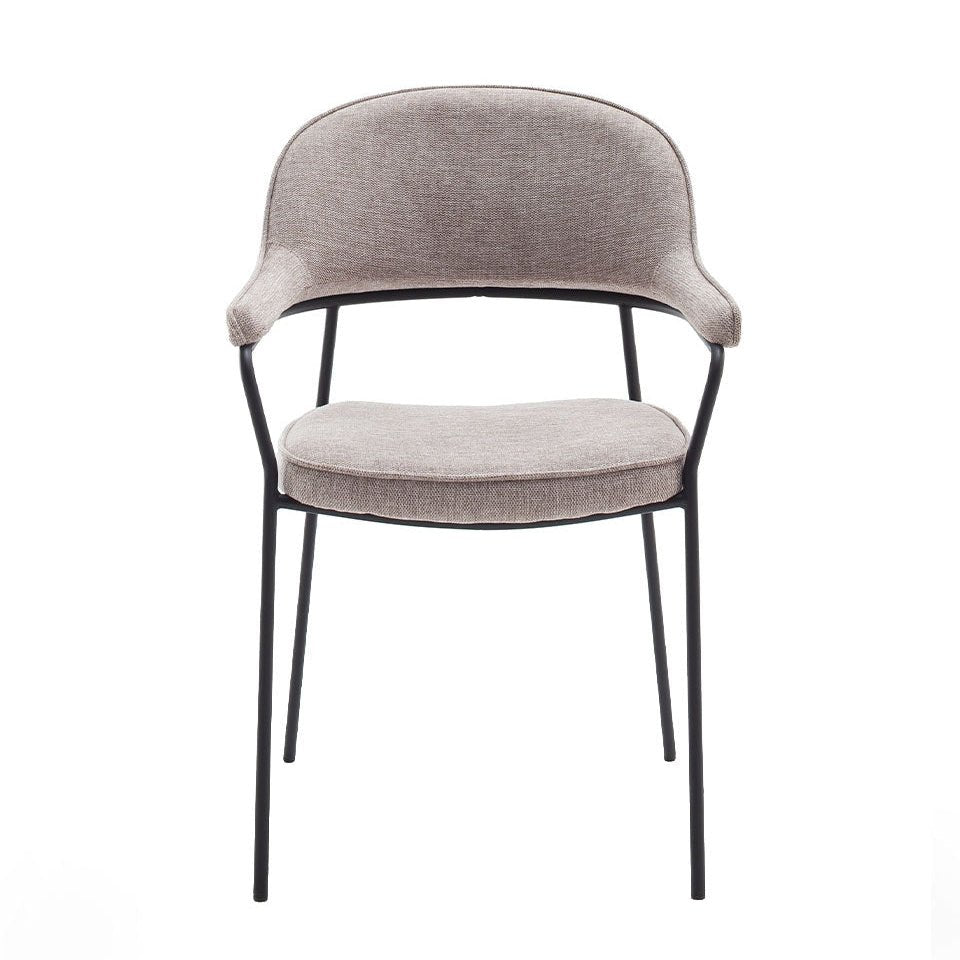 MUSUTO | כיסא מודרני מרופד עם משענת מעוגלת