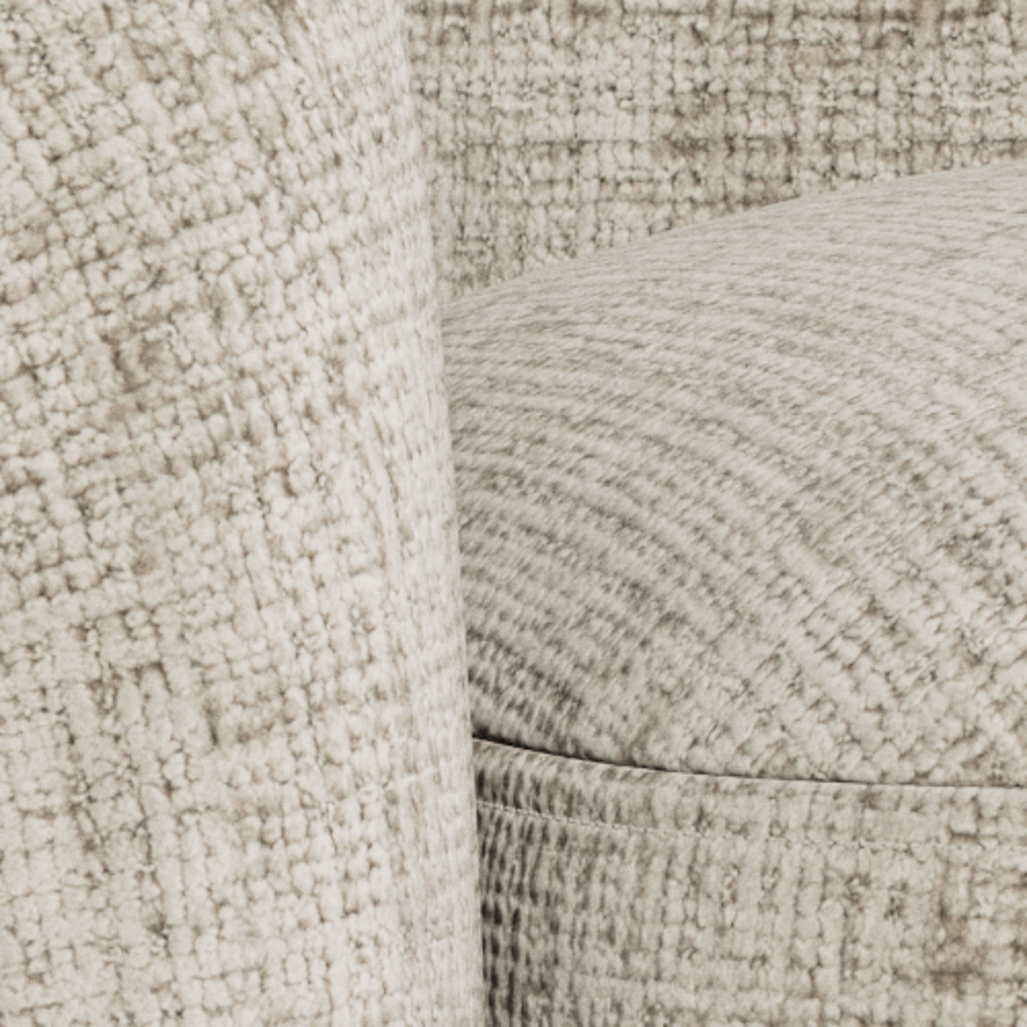 ARIA | כורסא מסתובבת מרופדת בבד אריג