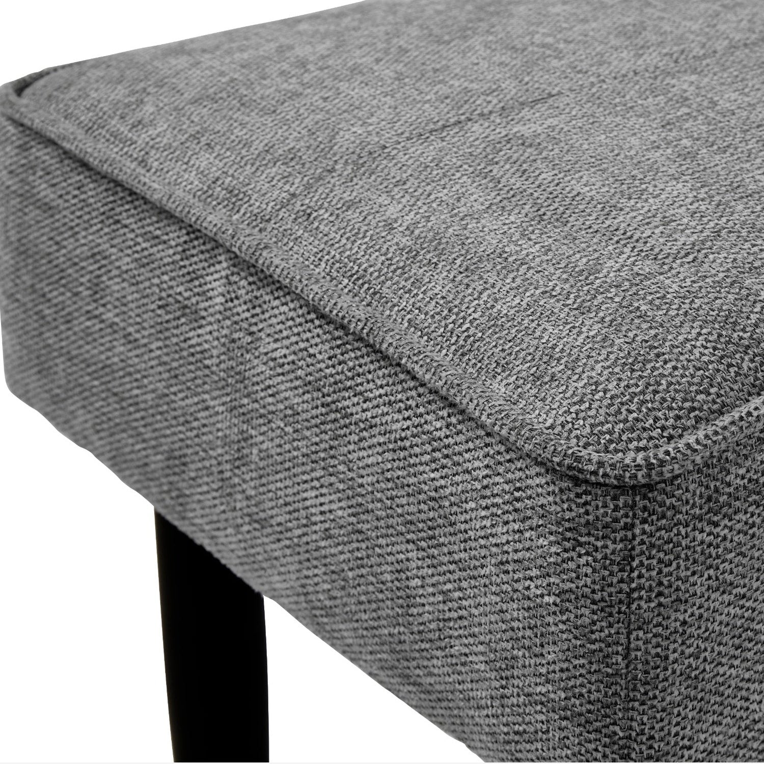 YILO | ספסל מרופד בבד אריג, 100 ס"מ