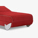 תמונה מזווית מספר 3 של המוצר HYPER | מיטה וחצי מתכווננת חשמלית בגוון אדום, עם רגלים מעוצבות