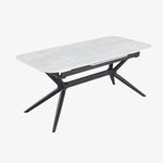 EDAM | שולחן אוכל מלבני 180/90 ס"מ, נפתח ל-240 ס"מ, עד 10 סועדים