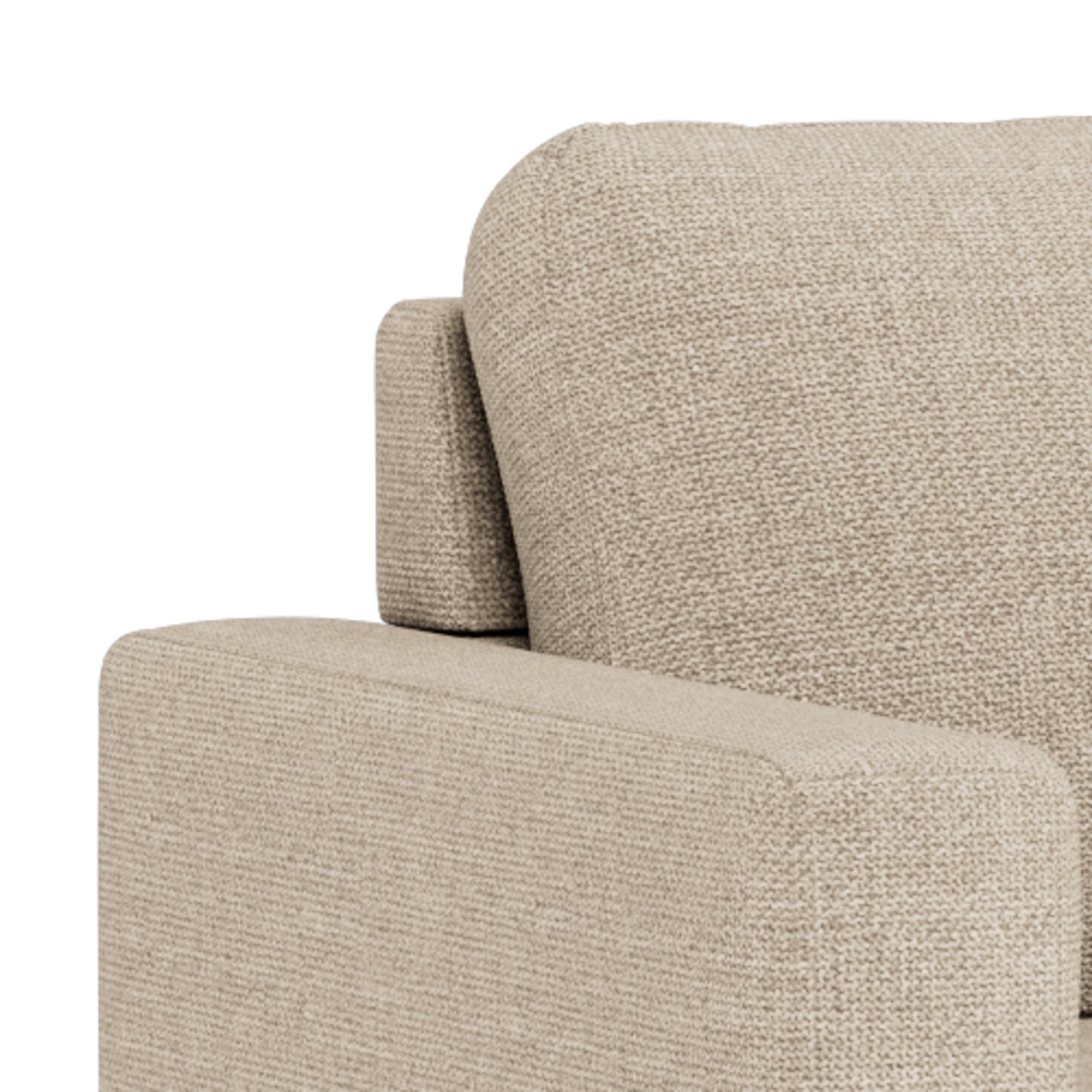 BASE | כורסא נפתחת למיטה מרופדת בבד אריג