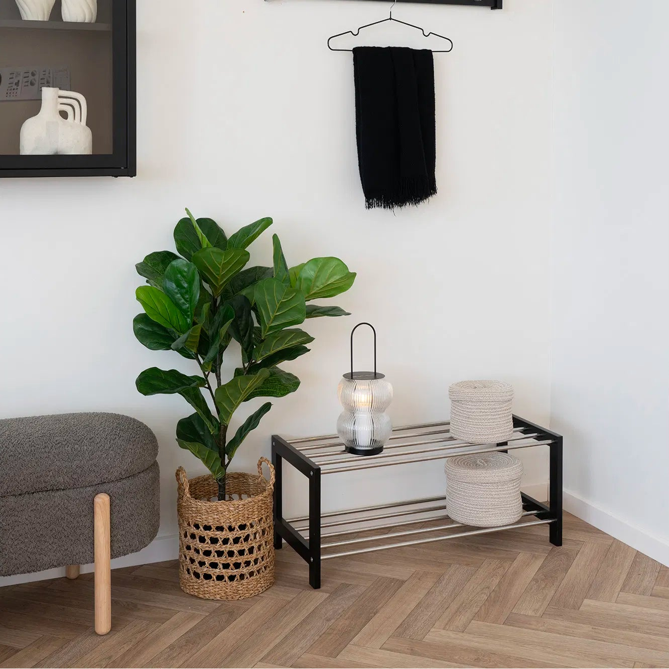 FENA | עששית מזכוכית גלים ומתכת - KUALA