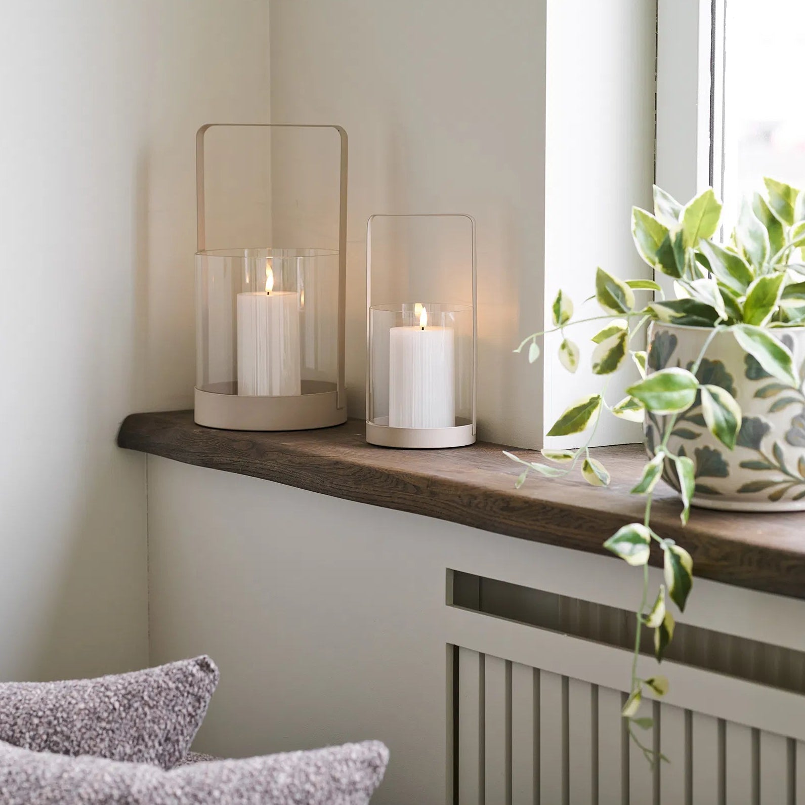 ELTO | 'סט עששיות ממתכת וזכוכית בגוון בז - KUALA