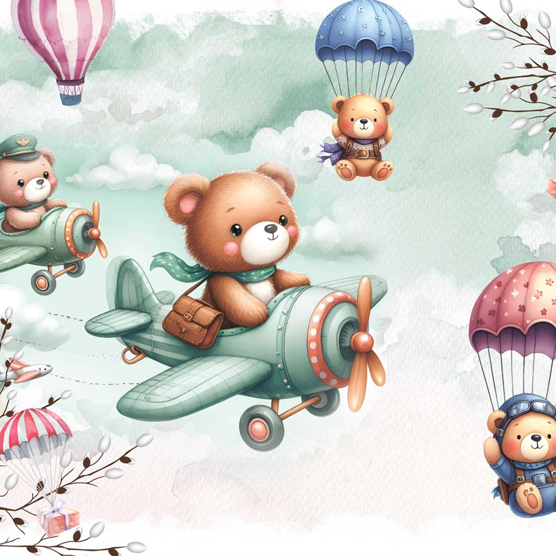 RASA | טפט ילדים עם דובונים