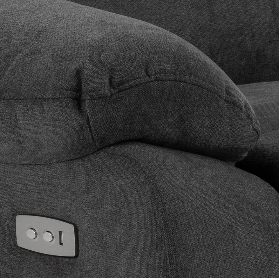 MALTED | כורסת טלוויזיה חשמלית מרופדת בבד אריג