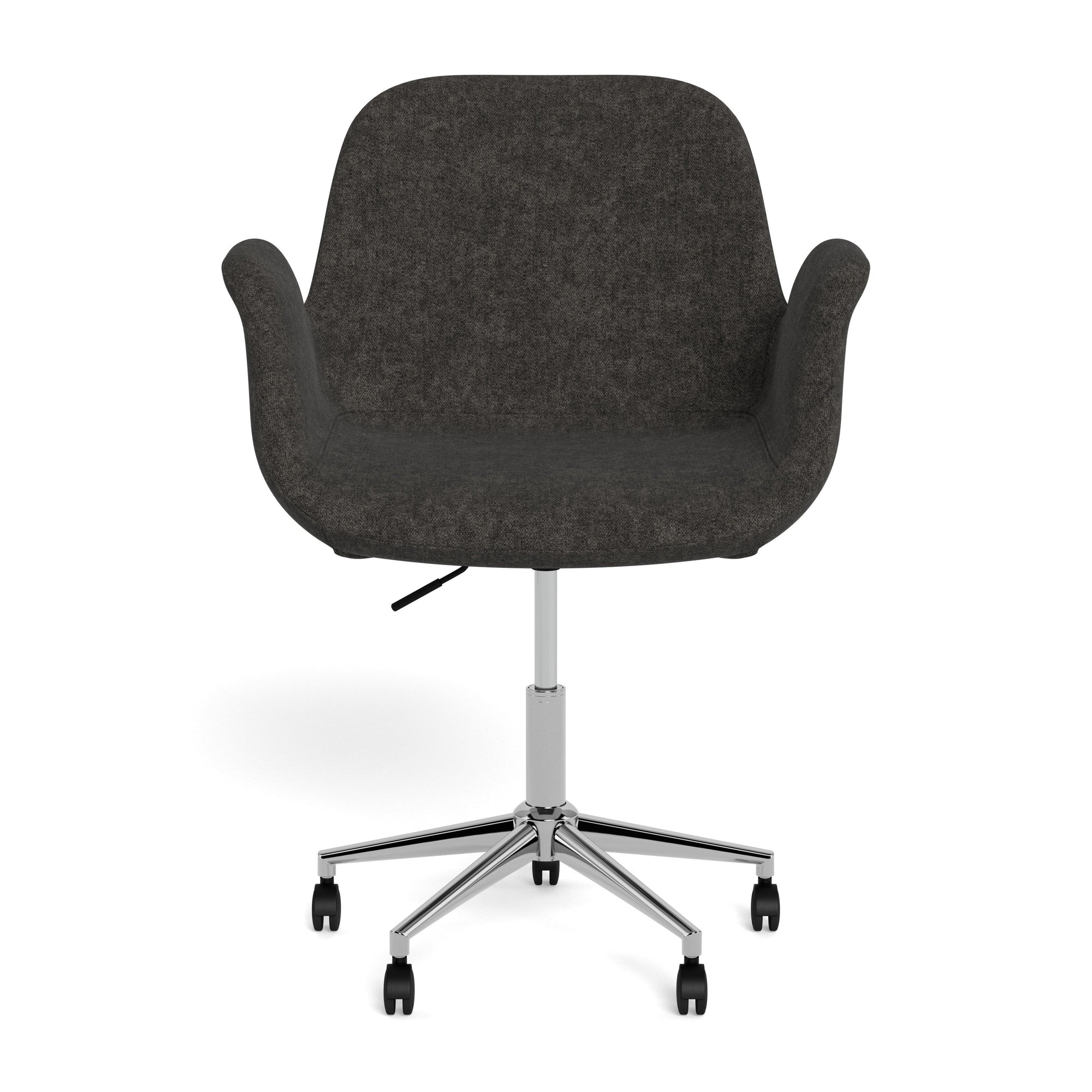 WEST | כיסא משרדי עם גלגלים מרופד בבד אריג - KUALA