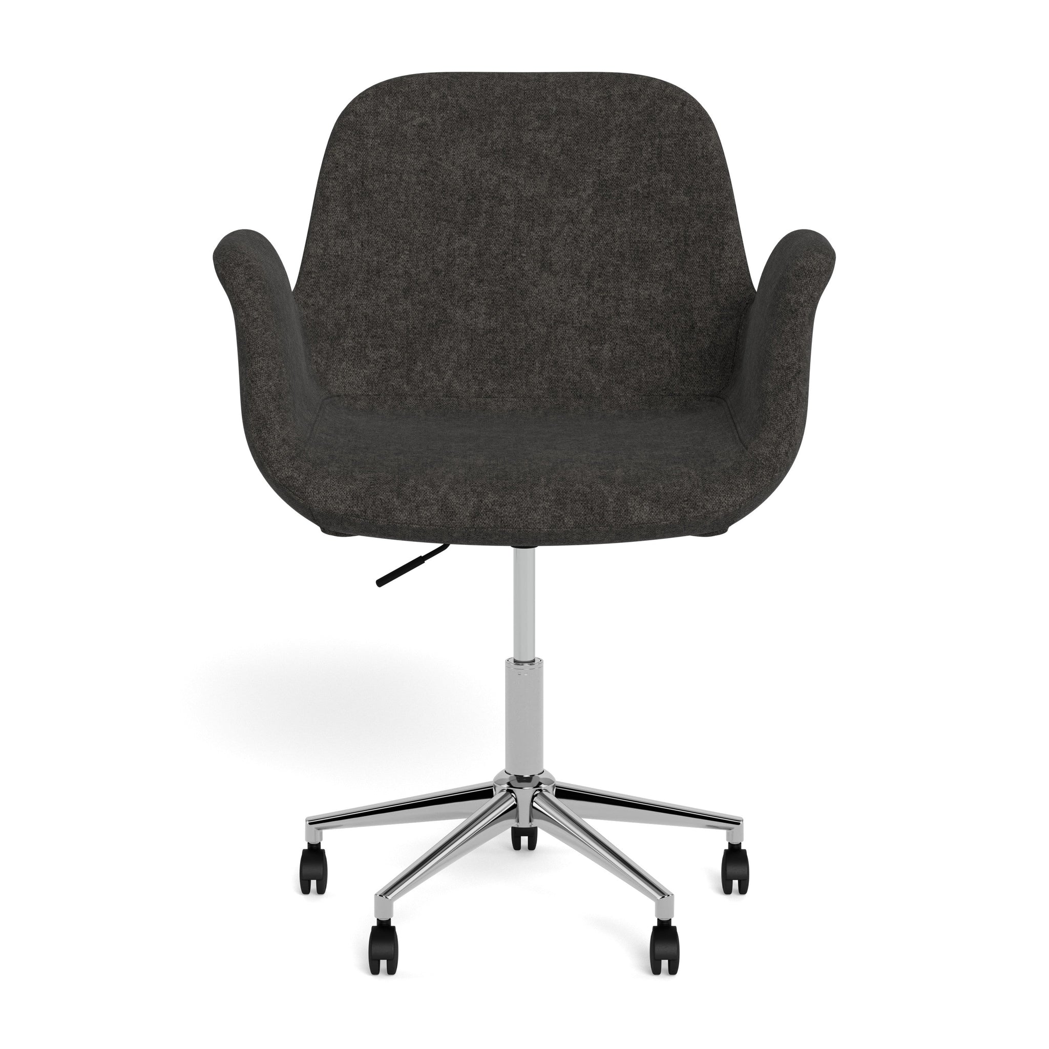 WEST | כיסא משרדי עם גלגלים מרופד בבד אריג - KUALA