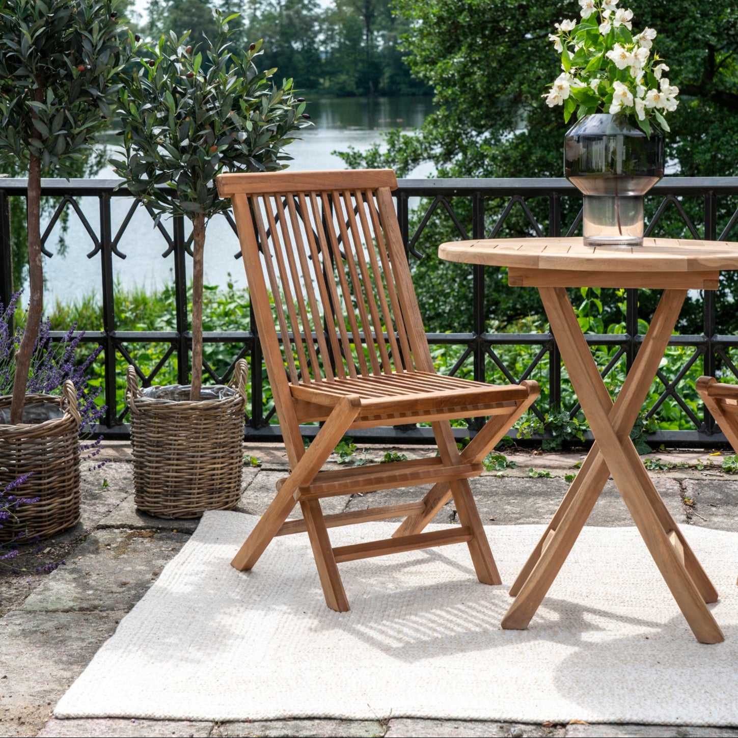 SNOVA | כיסא אוכל מעץ טיק - KUALA