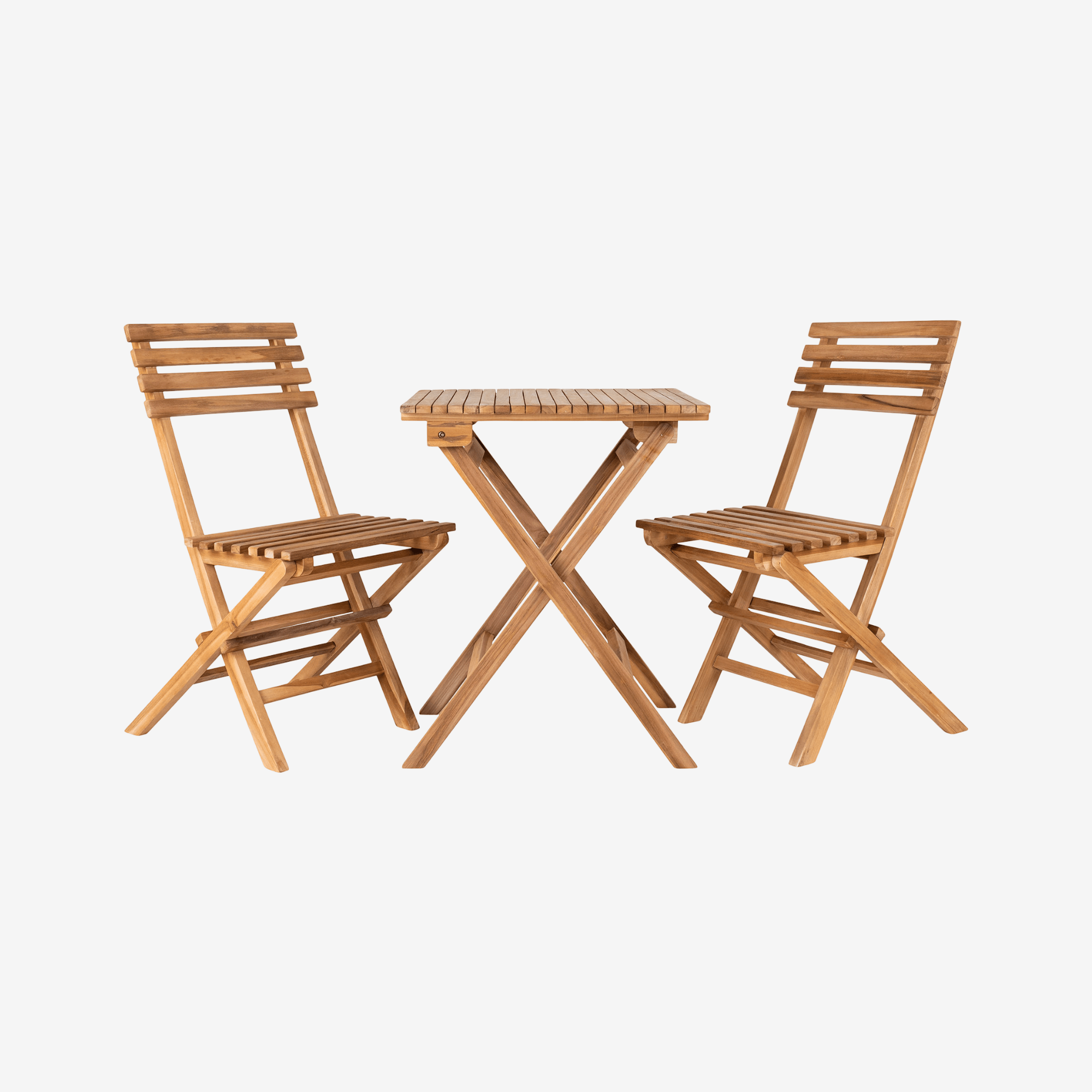 RUNI | סט ביסטרו מתקפל של שולחן ושני כיסאות