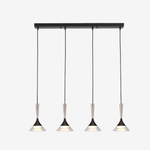 BASIX | מנורת תליה עם ארבעה גופים מזכוכית - KUALA