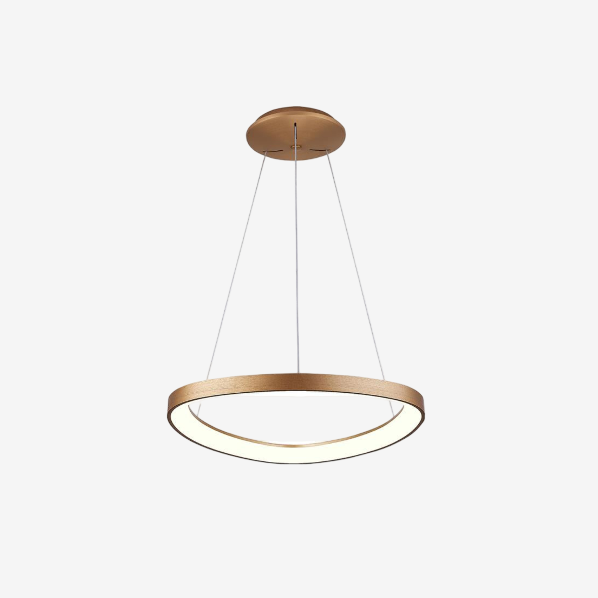 QERA | מנורת תליה אמורפית בגוון זהב - KUALA