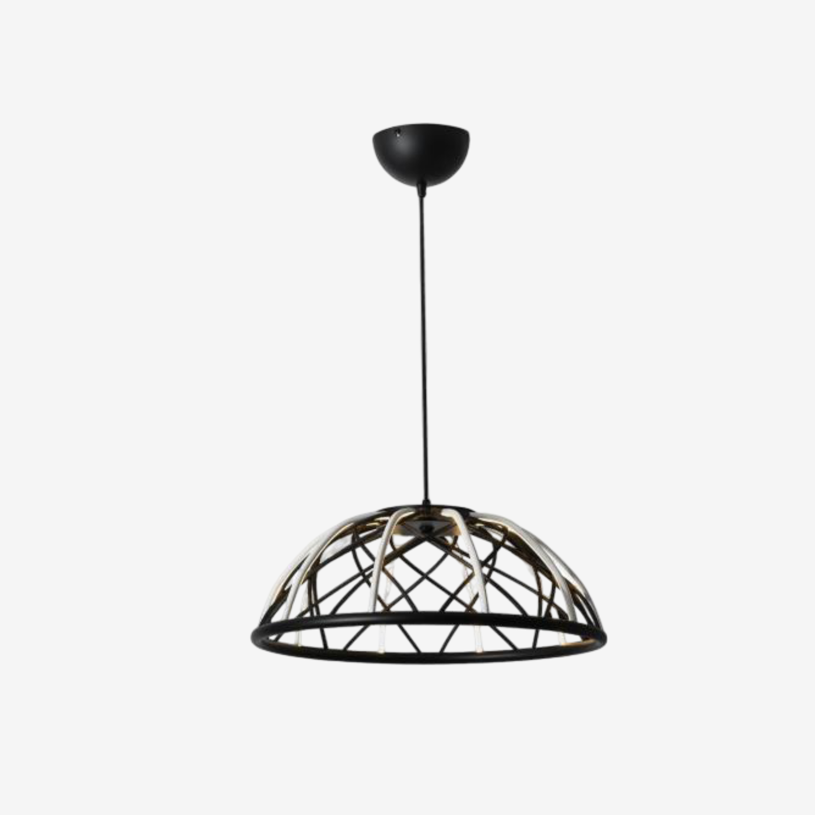 ARCTA | מנורת תליה ממתכת בגווני שחור ולבן - KUALA