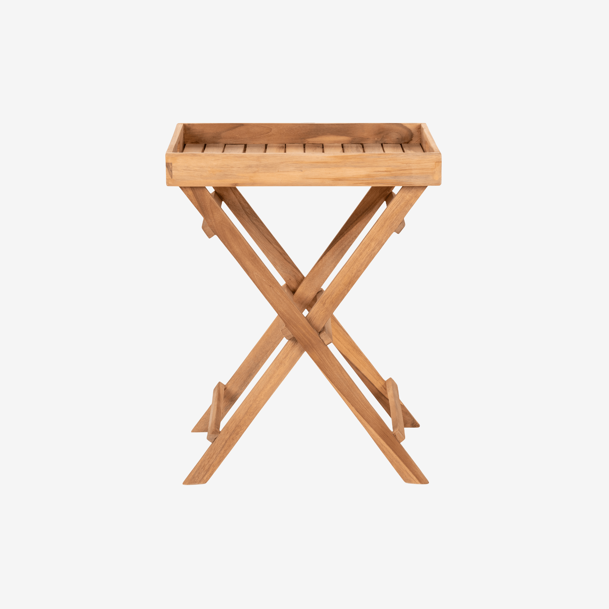 OLMI | מגש צד מתקפל מעץ טיק - KUALA