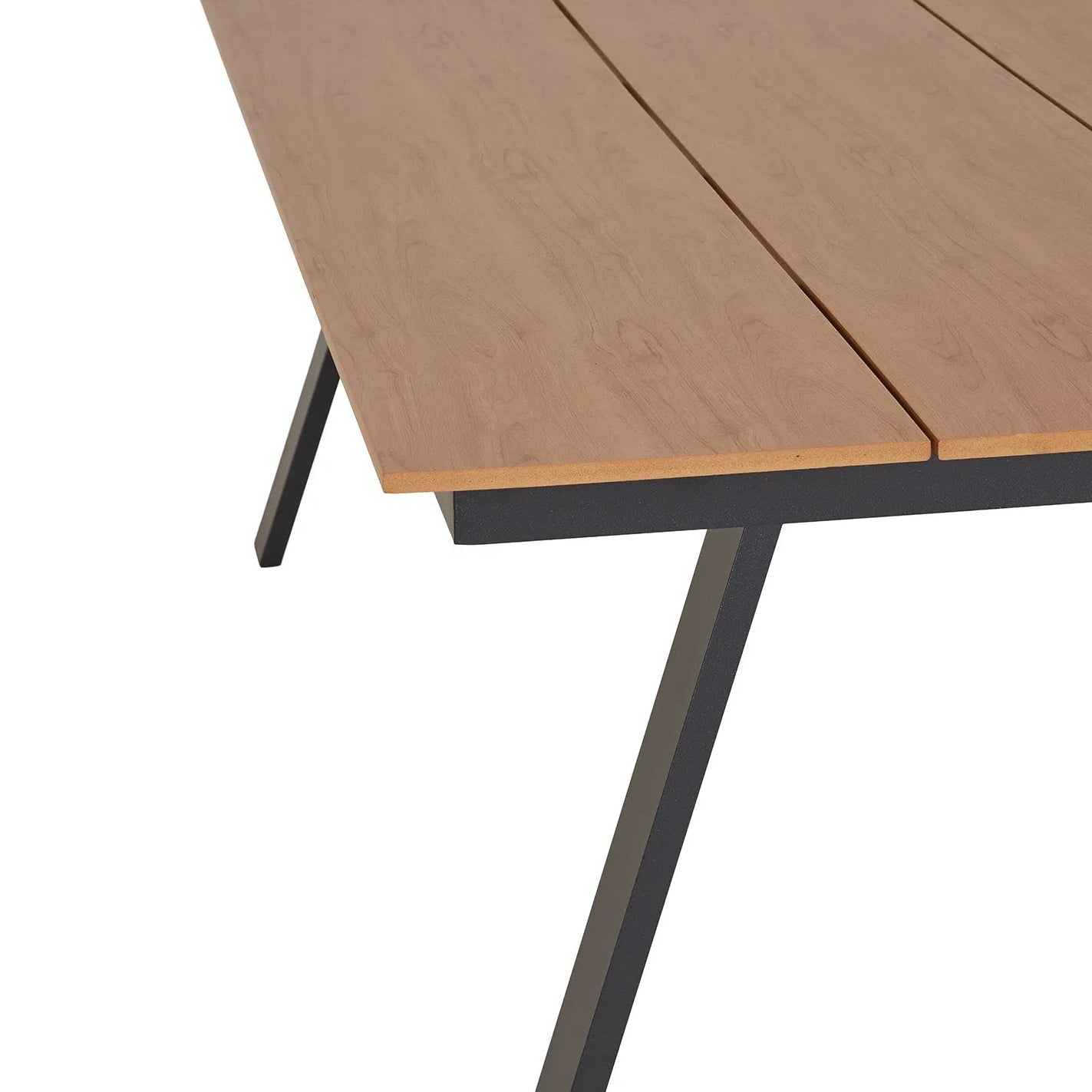 RORI | שולחן אוכל דמוי עץ לגינה, 10020 ס"מ - KUALA