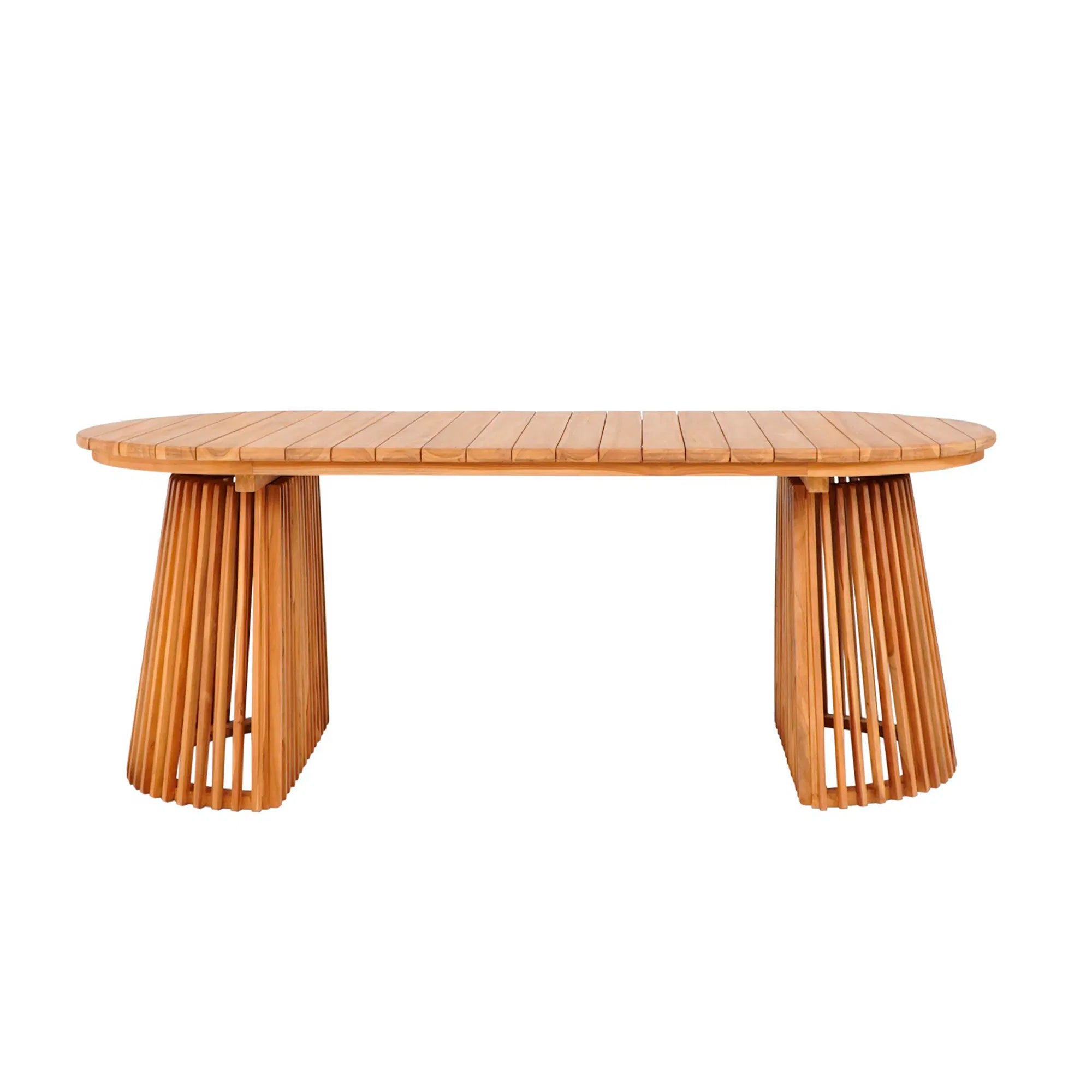 SKEL | שולחן אוכל לגינה מעץ טיק - KUALA