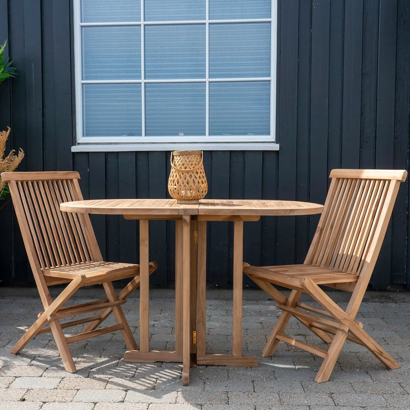 BJORN | שולחן אוכל מתקפל מעץ טיק לגינה, 6020 ס"מ - KUALA