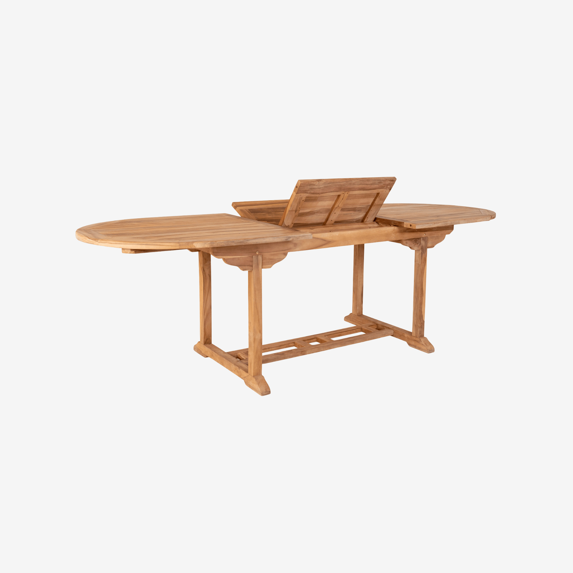 SNOKA | שולחן אוכל נפתח מעץ טיק לאירוח גן - KUALA