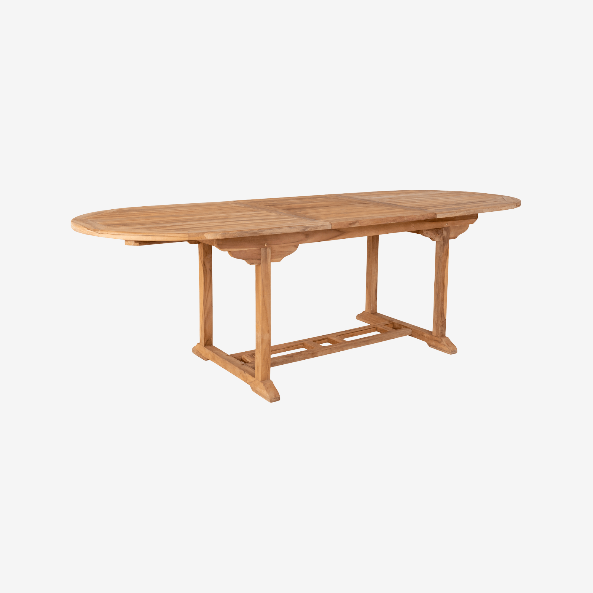 SNOKA | שולחן אוכל נפתח מעץ טיק לאירוח גן - KUALA