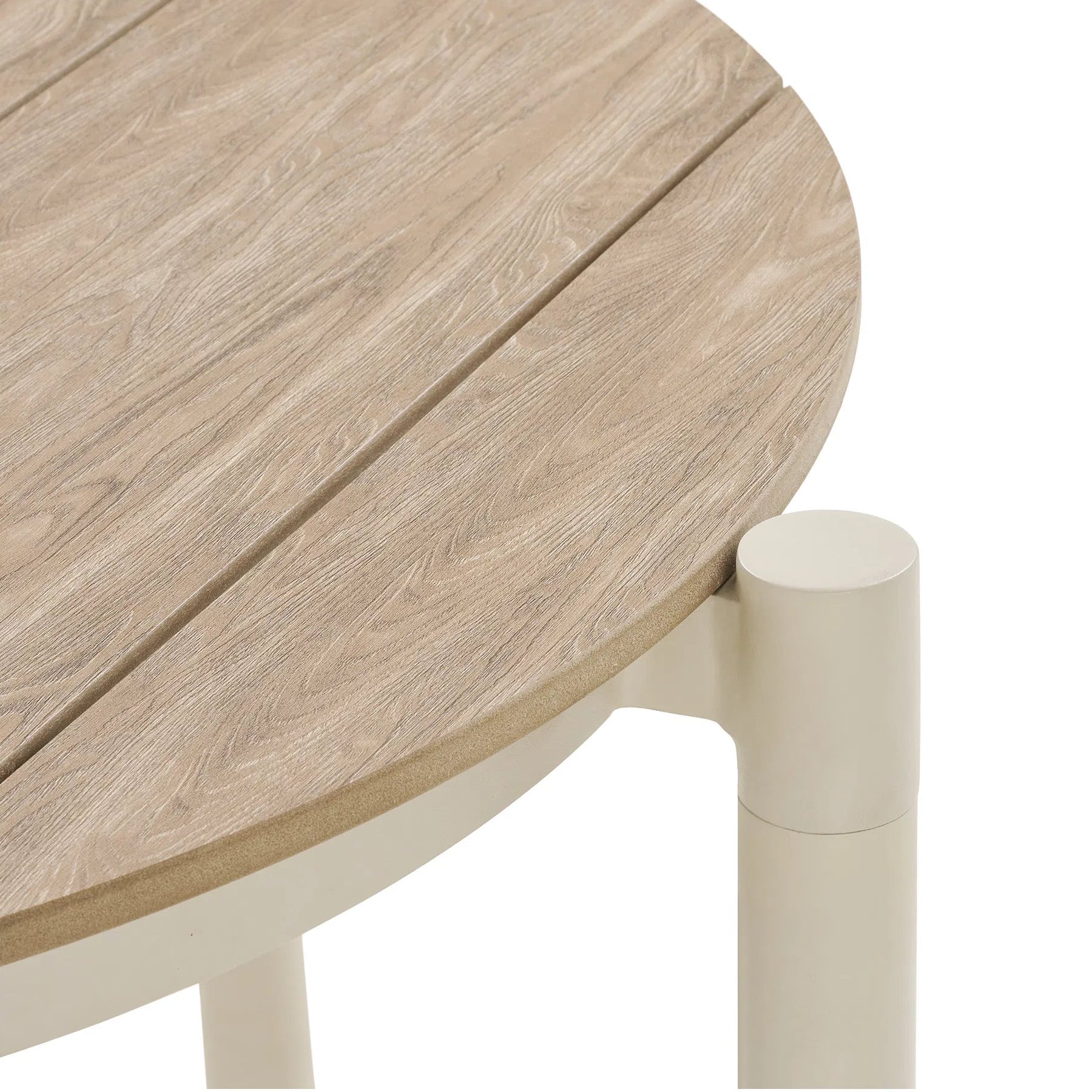 SKAN | שולחן אוכל מאלומיניום ודמוי עץ לגינה - KUALA