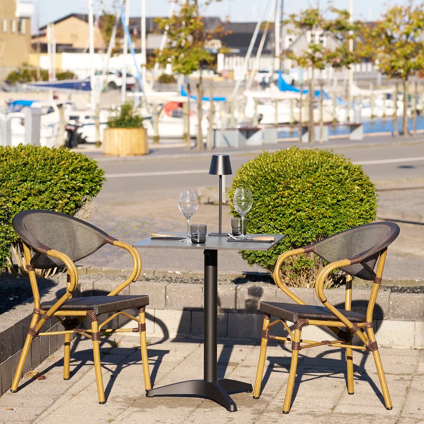 EREN | שולחן ביסטרו לגינה מאלומיניום, קוטר 60 ס"מ - KUALA