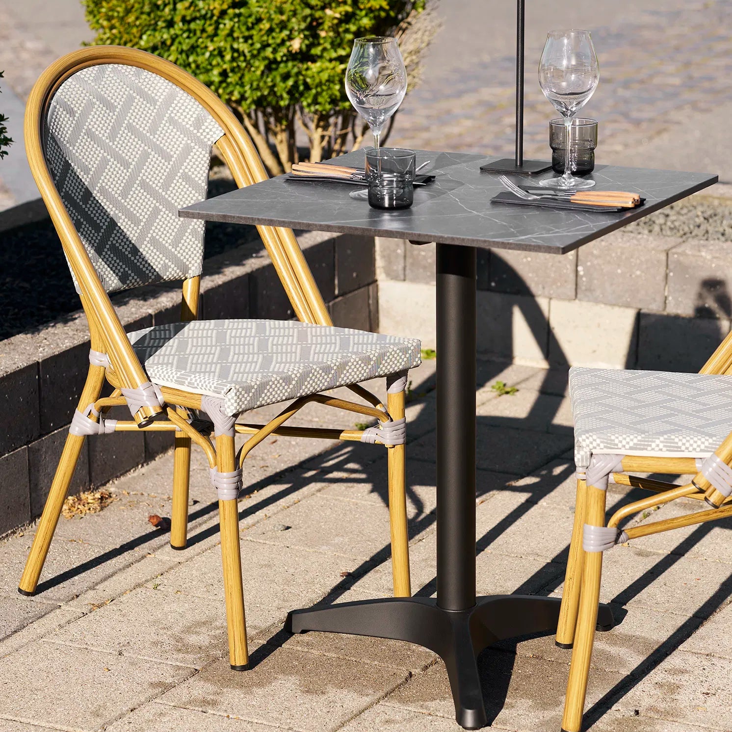 EREN | שולחן ביסטרו לגינה מאלומיניום, קוטר 60 ס"מ - KUALA