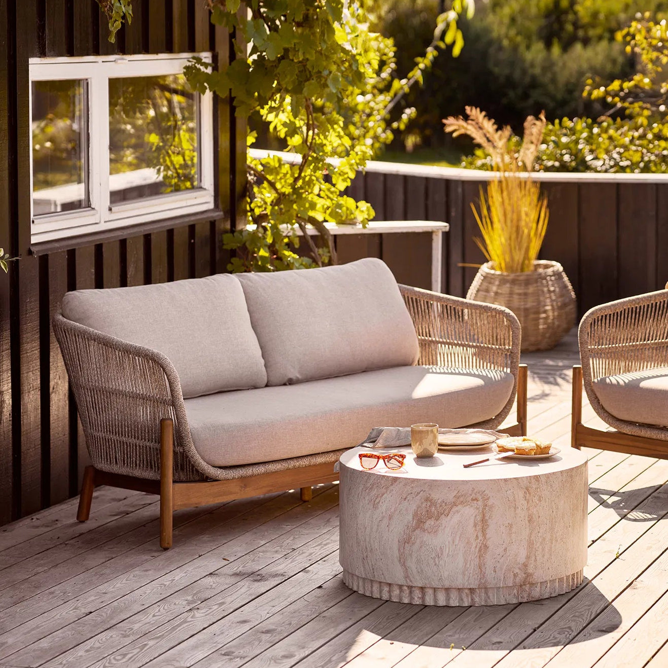 VIVA | שולחן קפה לגינה מפייברקלי - KUALA