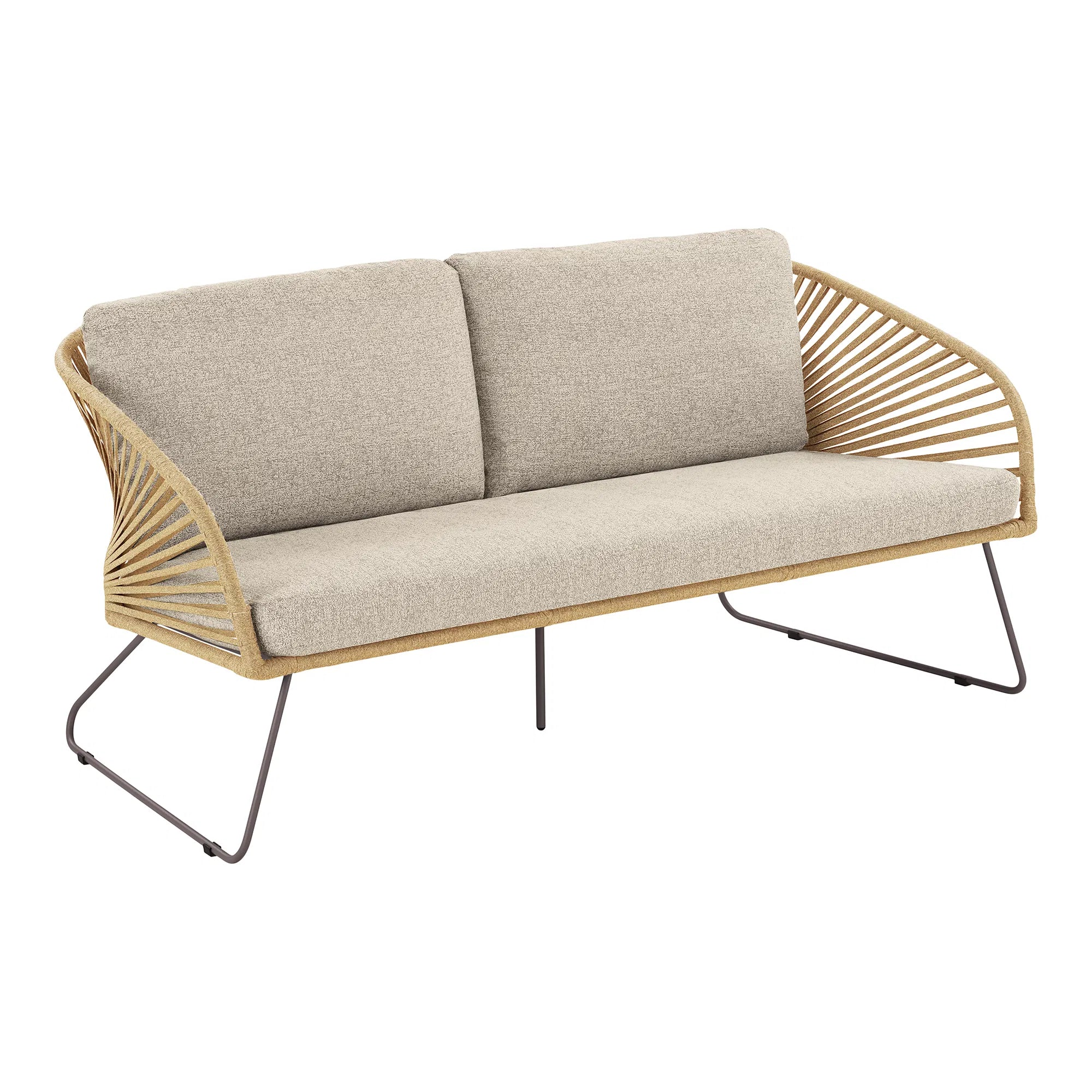 RENO | סט ישיבה לגינה מפלדה בשילוב כריות - KUALA