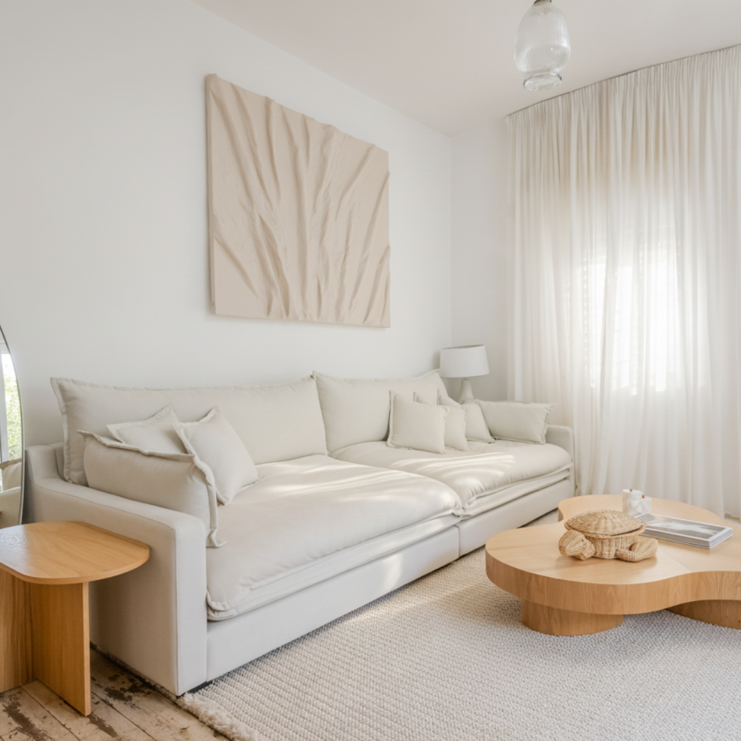 SOFT | ספת רביצה מודרנית עם כריות מושב כפולות